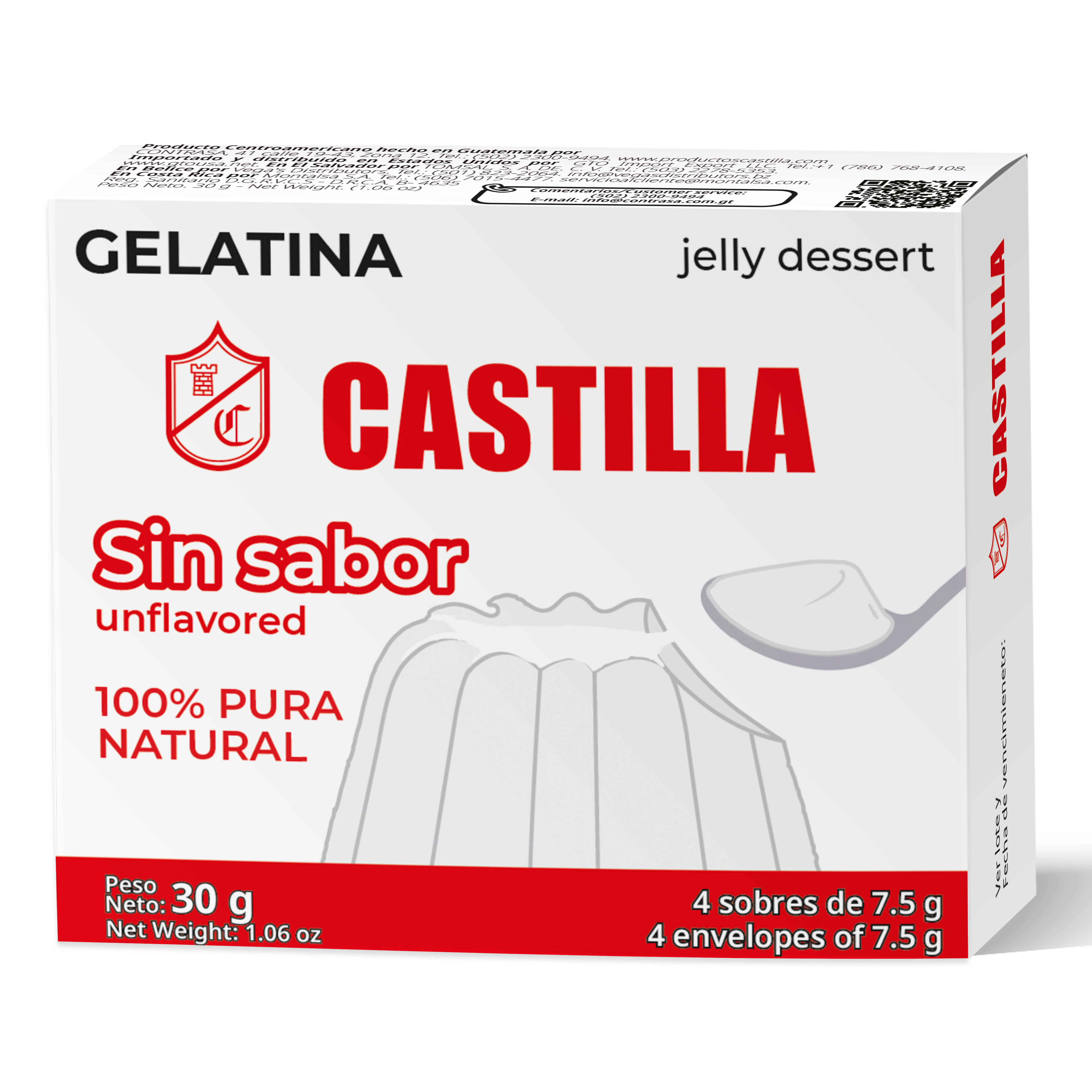 Gelatina Castilla Regular Natural 30g